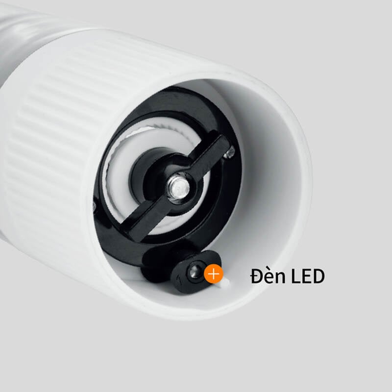 Máy xay muối và tiêu LocknLock một chạm 2 màu (Trắng, Đen) - CKO118 image number null